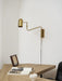 Adjustable Arm Plug In Wall Lamp - Simprolos