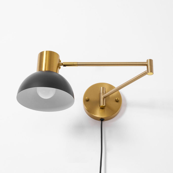 Adjustable Arm Plug In Wall Lamp - Simprolos