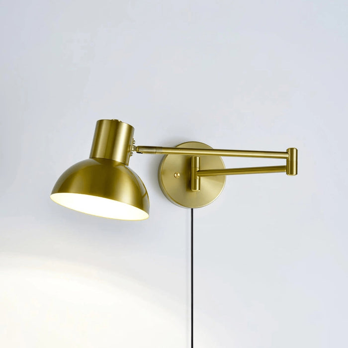 Adjustable Arm Plug In Wall Lamp - Simprolos