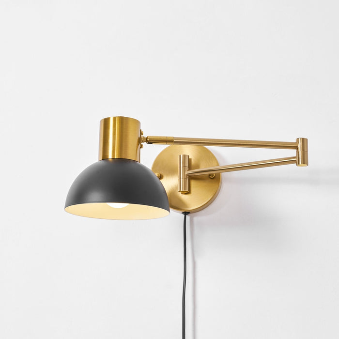 Adjustable Arm Plug In Wall Lamp - Simprolos
