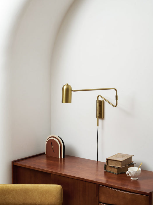 Adjustable Arm Plug In Wall Lamp - Simprolos