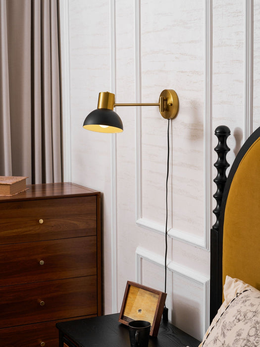 Adjustable Arm Plug In Wall Lamp - Simprolos