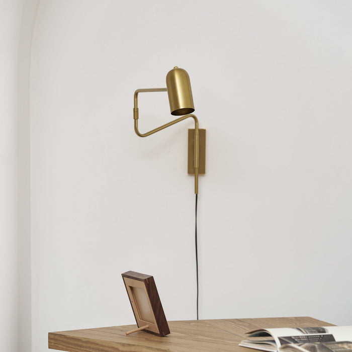 Adjustable Arm Plug In Wall Lamp - Simprolos
