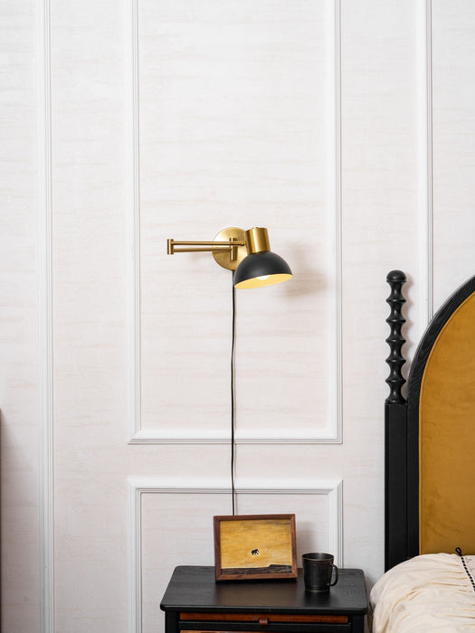 Adjustable Arm Plug In Wall Lamp - Simprolos