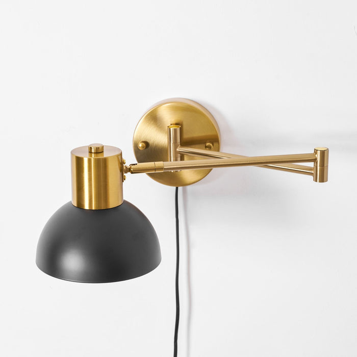 Adjustable Arm Plug In Wall Lamp - Simprolos