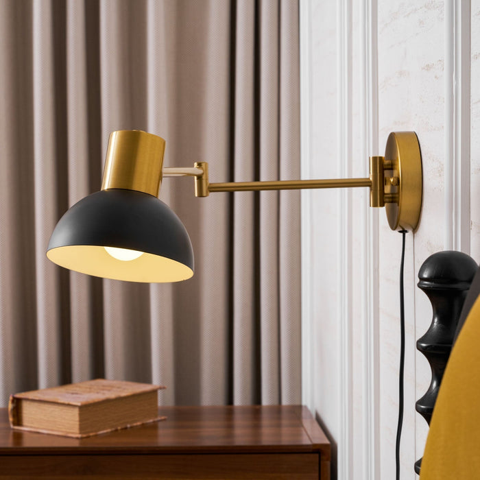 Adjustable Arm Plug In Wall Lamp - Simprolos