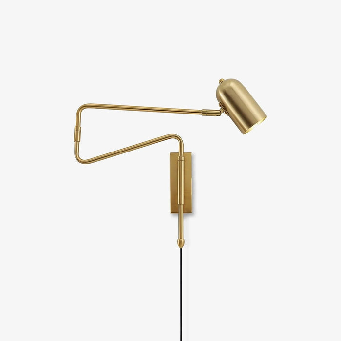Adjustable Arm Plug In Wall Lamp - Simprolos