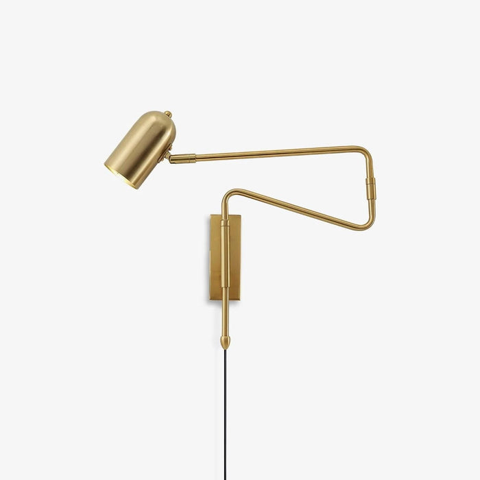Adjustable Arm Plug In Wall Lamp - Simprolos