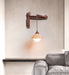 Adjustable Travertine Dome Wall Sconce - Simprolos