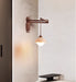 Adjustable Travertine Dome Wall Sconce - Simprolos