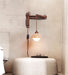 Adjustable Travertine Dome Wall Sconce - Simprolos