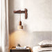 Adjustable Travertine Dome Wall Sconce - Simprolos