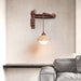 Adjustable Travertine Dome Wall Sconce - Simprolos