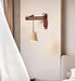 Adjustable Travertine Dome Wall Sconce - Simprolos