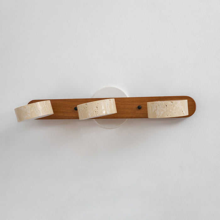 Travertine Duo Wall Light Simprolos
