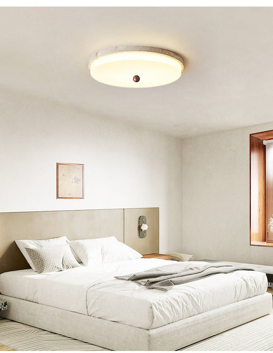 Aeon Travertine Orb Ceiling Light - Simprolos