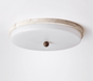 Aeon Travertine Orb Ceiling Light - Simprolos