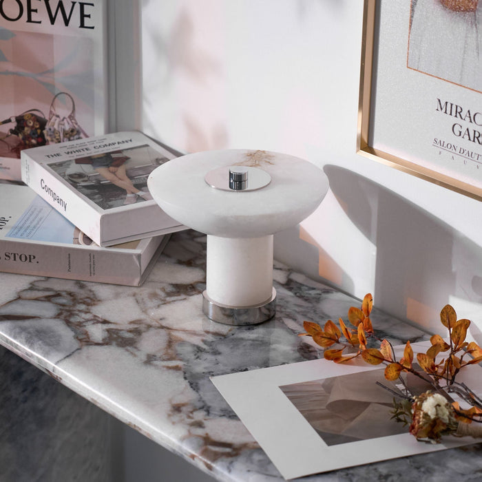 Aeralith Rechargeable Alabaster Table Lamp - Simprolos