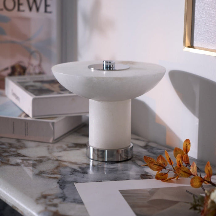 Aeralith Rechargeable Alabaster Table Lamp - Simprolos