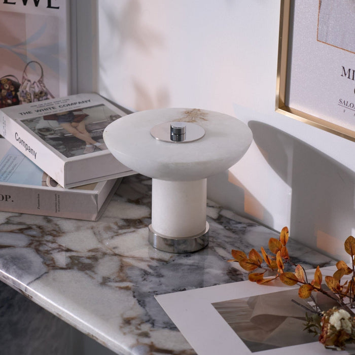 Aeralith Rechargeable Alabaster Table Lamp - Simprolos
