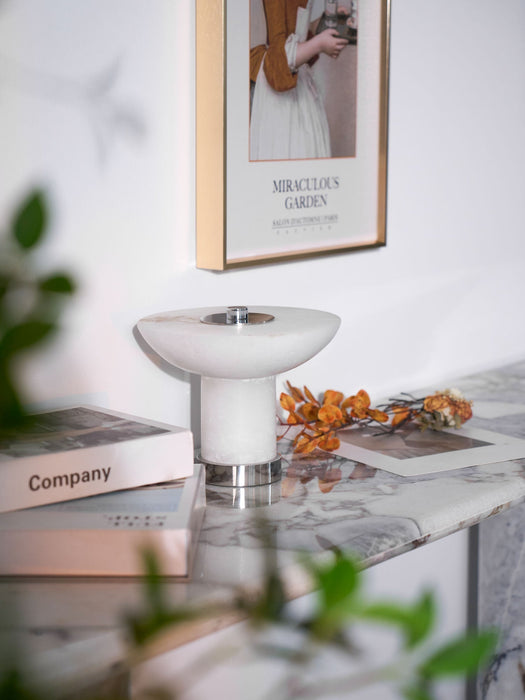 Aeralith Rechargeable Alabaster Table Lamp - Simprolos