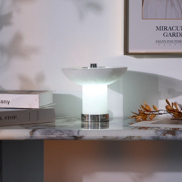 Aeralith Rechargeable Alabaster Table Lamp - Simprolos