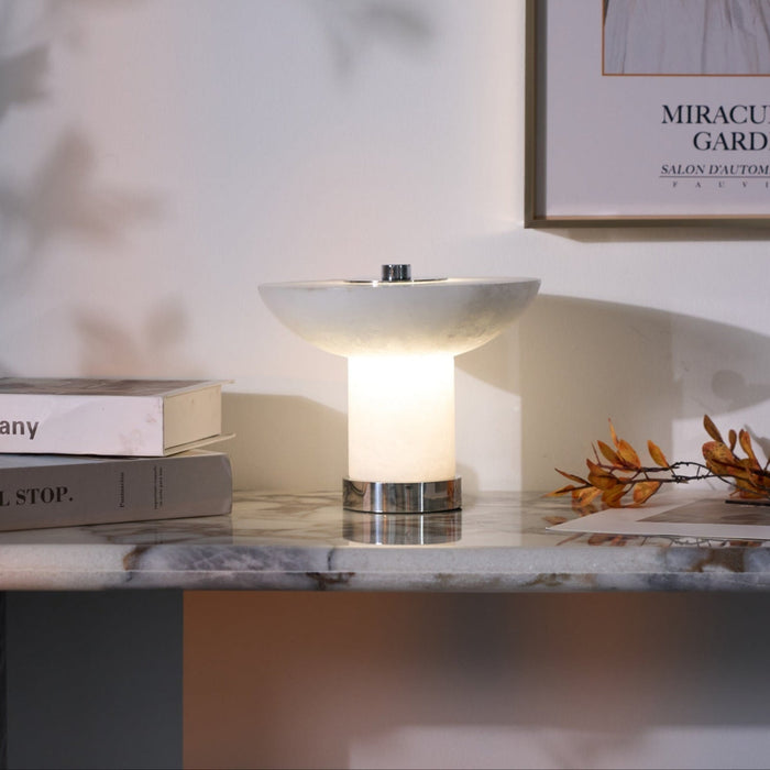 Aeralith Rechargeable Alabaster Table Lamp - Simprolos