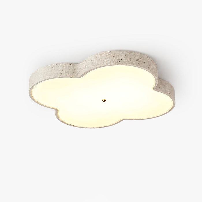 Aethel Cloud Travertine Ceiling Lamp - Simprolos