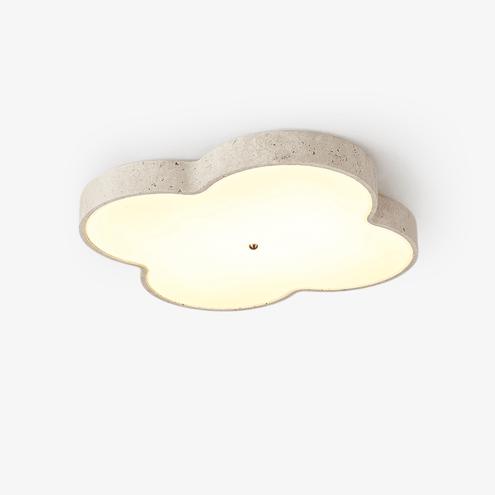 Aethel Cloud Travertine Ceiling Lamp - Simprolos