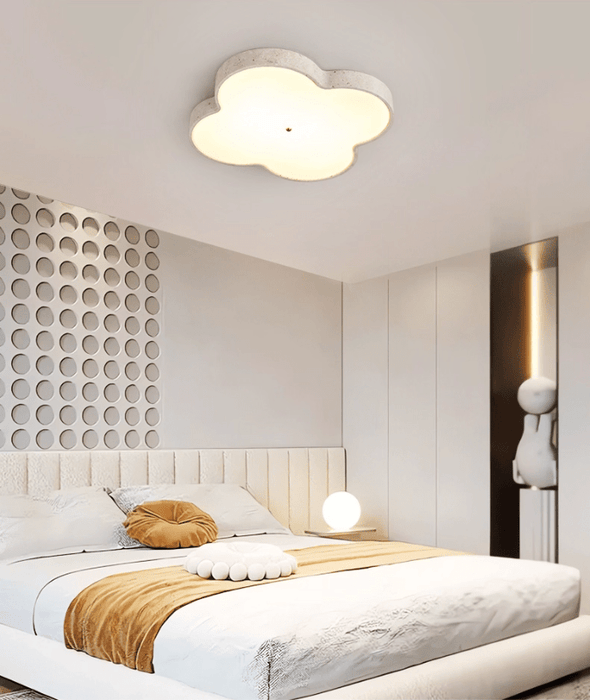 Aethel Cloud Travertine Ceiling Lamp - Simprolos