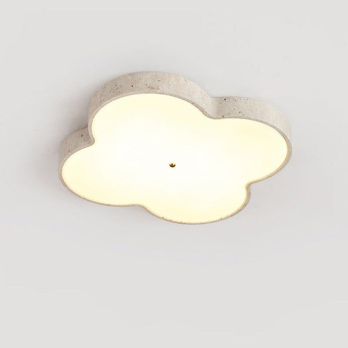 Aethel Cloud Travertine Ceiling Lamp - Simprolos