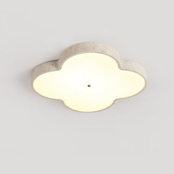 Aethel Cloud Travertine Ceiling Lamp - Simprolos