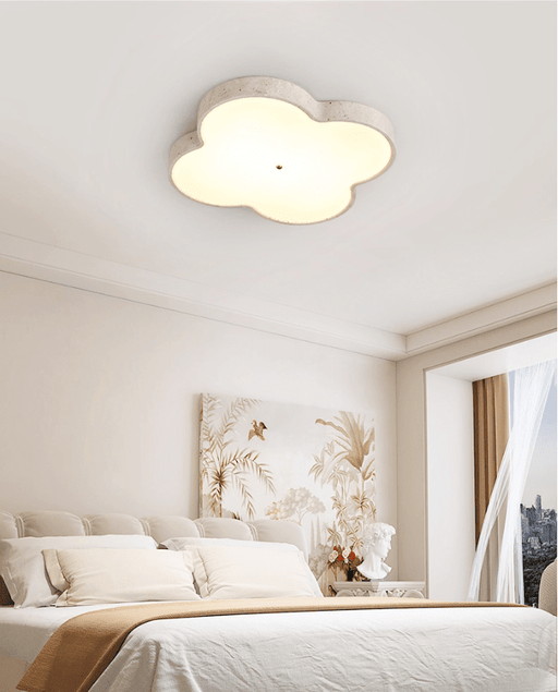 Aethel Cloud Travertine Ceiling Lamp - Simprolos