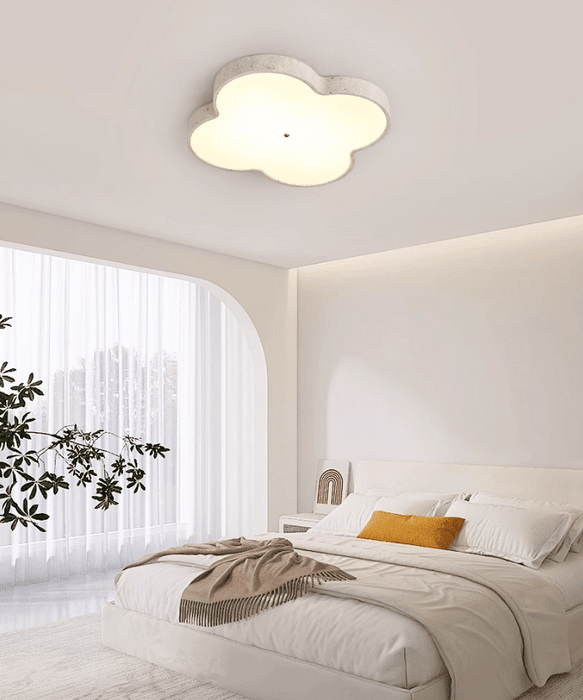 Aethel Cloud Travertine Ceiling Lamp - Simprolos