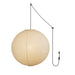 Akari A Pendant Swag Light (black plug wire) - Simprolos