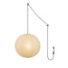 Akari A Pendant Swag Light (black plug wire) - Simprolos