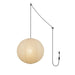 Akari A Pendant Swag Light (black plug wire) - Simprolos