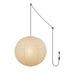 Akari A Pendant Swag Light (black plug wire) - Simprolos