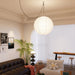 Akari A Pendant Swag Light (black plug wire) - Simprolos