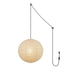 Akari A Pendant Swag Light (black plug wire) - Simprolos