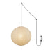 Akari A Pendant Swag Light (black plug wire) - Simprolos