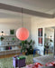 Akari A Round Swag Light (white plug wire) - Simprolos