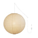 Akari A Round Swag Light (white plug wire) - Simprolos