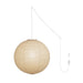 Akari A Round Swag Light (white plug wire) - Simprolos