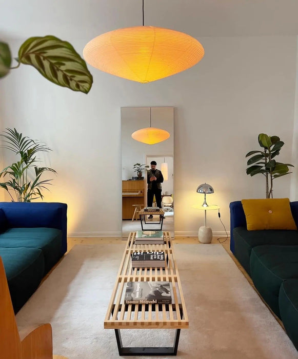 Akari Oval Pendant Light 19.7" - Simprolos