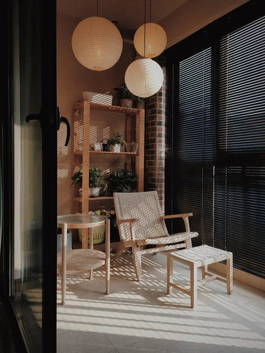 Akari Paper Round Pendant Light - Simprolos