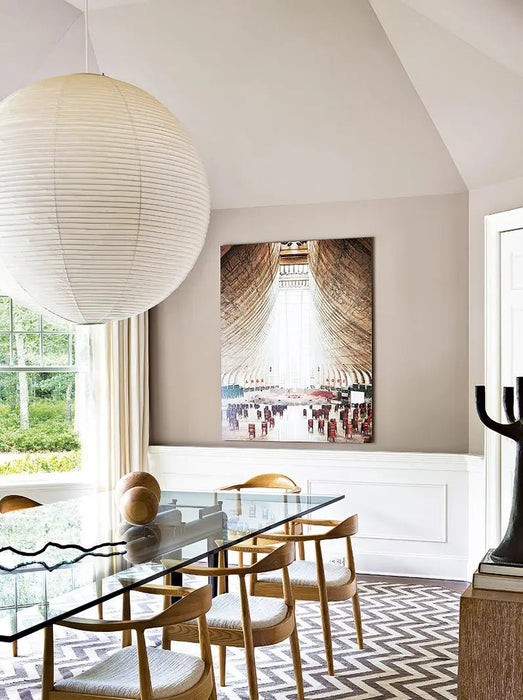 Akari Paper Round Pendant Light - Simprolos
