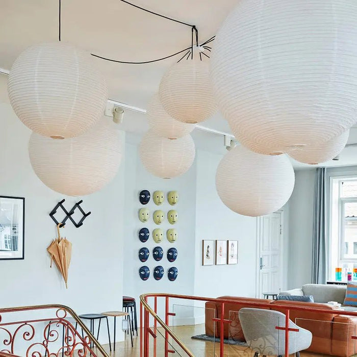 Akari Paper Round Pendant Light - Simprolos