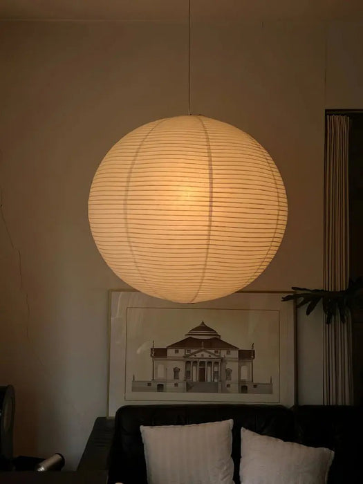 Akari Paper Round Pendant Light - Simprolos