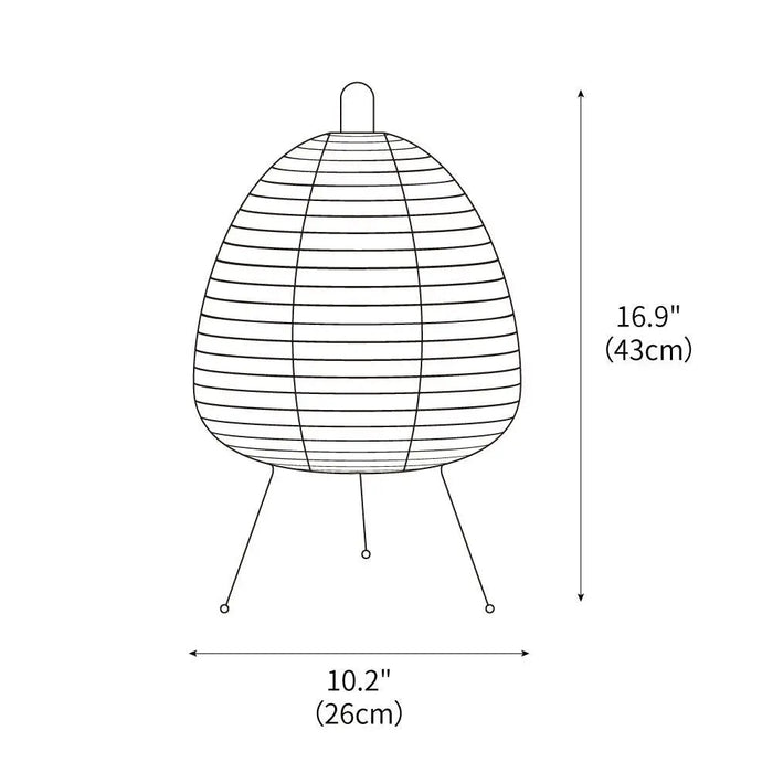 Akari Paper Table Lamp - Simprolos